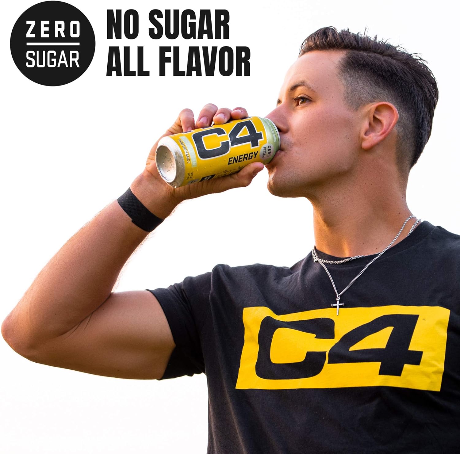 Cellucor C4 Energy Drink， STARBURST Strawberry， Carbonated Sugar Free Pre Workout Performance Drink with no Artificial Colors or Dyes， Pack of 12 - Image 4